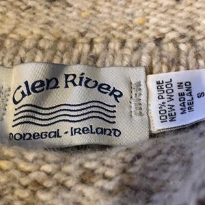 Irish wool sweater. Size small.